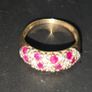 Ruby and Diamond ring 9ct Image 3