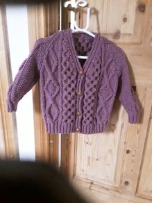 child's cardigan