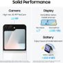 Samsung Galaxy Z Flip7 FE AI Phone, Foldable Design, Wide Cover Screen, 50 MP Camera, Smooth Processor, 128GB Storage, 8 GB Memory, White, 3 Year Extended Warranty (UK Version) Image 4