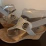 White Mountain Cork Wedge Sandals Image 3