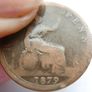 1879 Victorian One Penny Coin Queen Victoria Image 4