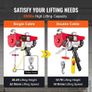 Electric Hoist, 249.5 kg Lifting Capacity, 510W 220V Electric Steel Wire Winch with 427 cm Wired Image 5