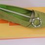 Solada Moda Ladies Green Suede Shoes New With Box Size UK3 Jewel Detail Low Heel CAN POST Image 4