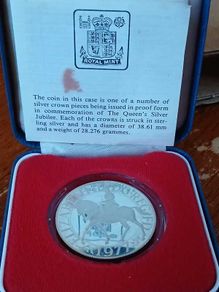 1977 Sterling Silver Proof Crown