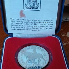 1977 Sterling Silver Proof Crown