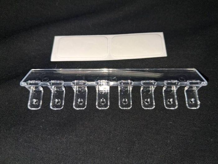 Only 1 Euro Each Or All 6 For Only 5 Euro!! - Brand New Self Adhesive Wall Mounted Jewellery Organiser Rack x8 Hooks - RRP - 1.16