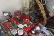 Large Bundle of Christmas Lights and Decorations