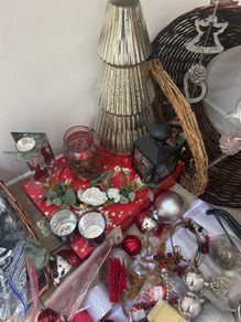 Bundle of Christmas Lights and Decorations