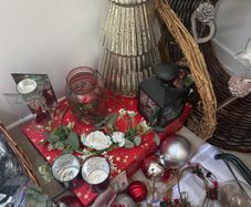 Bundle of Christmas Lights and Decorations