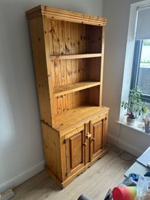 Solid Pine Dresser/ Sideboard/ Bookshelf