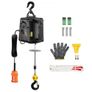 2-in-1 Portable Electric Hoist Power Winch 499 kg Wired Remote Control Image 6