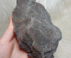 large black chalcedony specimen