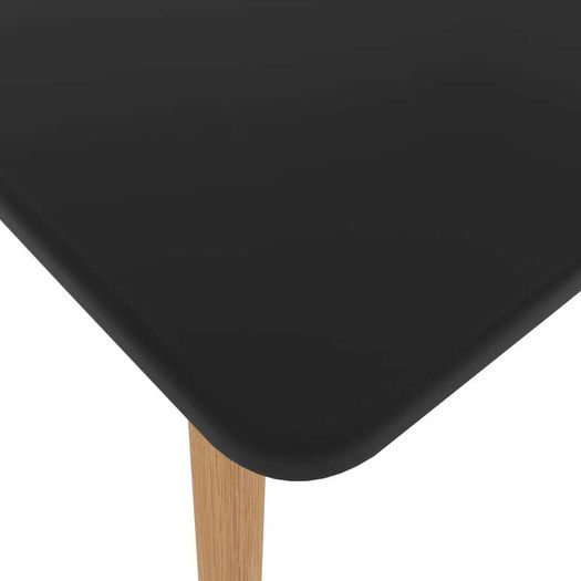 5 Piece Dining Set Black