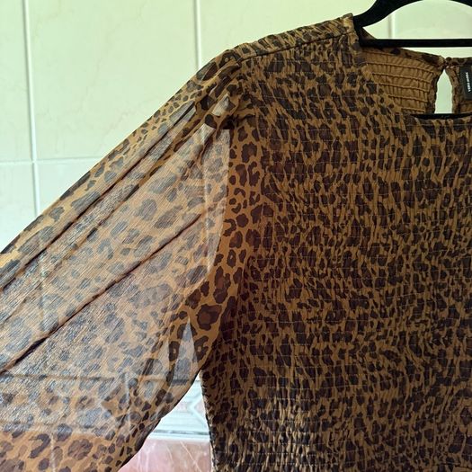 Vero Moda Leopard Dress - Size XL
