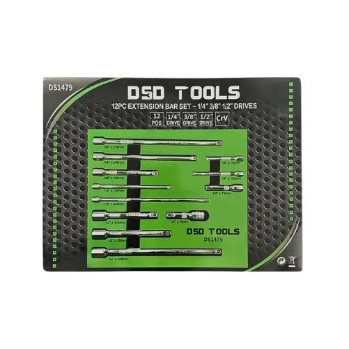 Dsd Tools 12pc Extension Bar Set