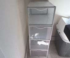 FREE 4 Stackable Clear Plastic Shoe Storage Boxes