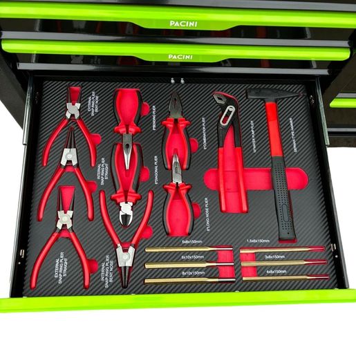 12 Drawer Toolbox With 6 Full Of Tools
