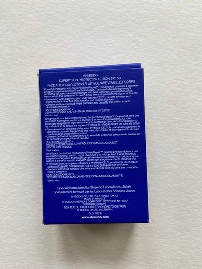 Shiseido expert sun protection lotion spf 50