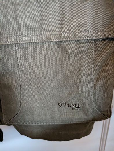 Schott NYC Military Gear Field Jacket - Khaki / Olive - Size L