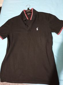 ralph lauren polo black red small medium polo shirt