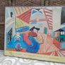 David Hockney, Exhibition poster, Large vintage print Image 6