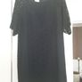 ladies dark navy lace lined dress Image 3