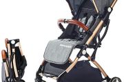 White Frame Lightweight Stroller,Compact Travel Buggy,Stylish Pushchair,One Hand Foldable,Five-Point Harness,Great for Airplane, Upgraded Wheels,with Accessories MULTIPLE COLOURS AVAILABLE (FREE POSTAGE)