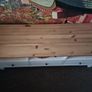 HEMNESTV bench, white stain/light brown Image 2