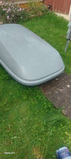 roof box and rails