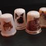 Collection of Assorted Cat Themed Thimbles Image 4