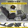 Racing Simulator Cockpit Driving Seat Gaming Chair Sturdy Xbox 360 Anti-rust Image 4