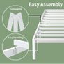 White King Size Bed Frame Image 6