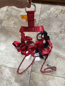 Safety Harness + Lanyard X2