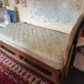 Wooden single bed with drawers Image 6