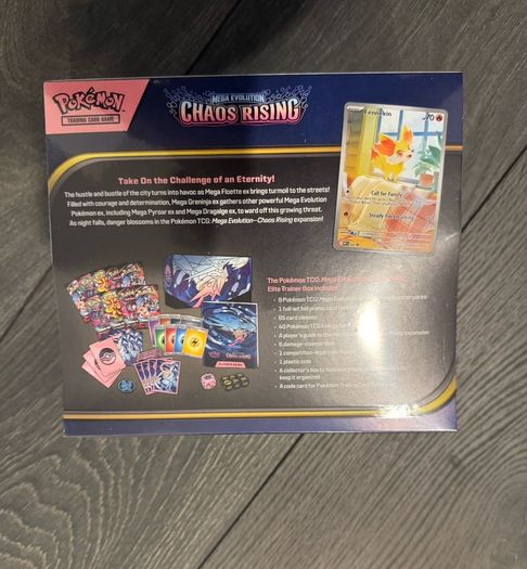 Pokemon Trading Card Game (TCG): Mega Evolution Chaos Rising Elite Trainer Box