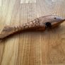 Vintage bottle opener whale wood designer piece 50s 60s Image 2