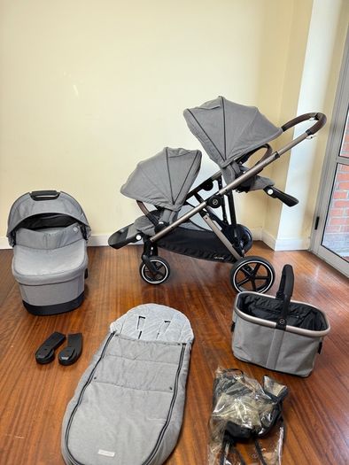 Cybex Gazelle S double pram twin buggy travel system