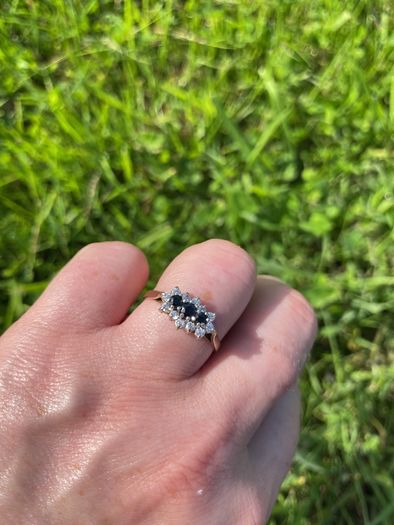 Vintage ladies 9ct gold  dress ring