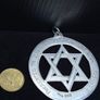 Vintage 1975 Sterling Silver Jewish Presentation Medal Mount Carmel Beacon No.10 30.65g Image 4