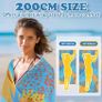 Microfibre Beach Towels for Adults 200x90cm 2 Pack Extra Large Beach Towels in Gift Boxed, 250 GSM, Sand Free, Lightweight & Quick Dry Beach Towel for Swim, Travel and Gym(Pink Stripe & Blue Stripe) Image 3