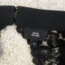 River Island Black Lace High-Neck Skater Mini Dress - Size 12 Image 6