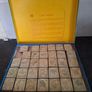 Vintage french wooden alphabet print game Image 2