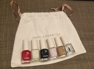 SoSu 10 Year anniversary 6 nail polish collection