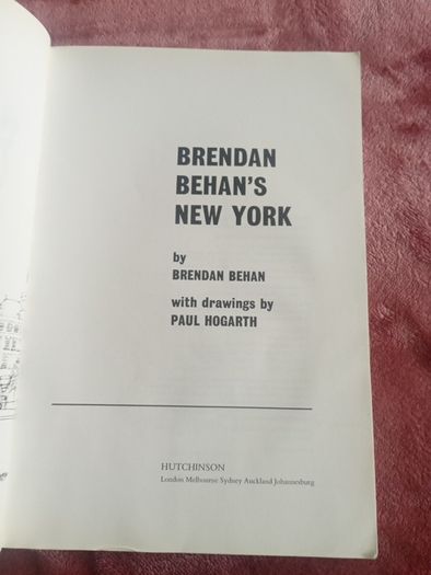 Brendan Behan 's NEW YORK