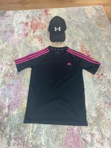 Adidas t-Shirt and under armour cap(great condition)