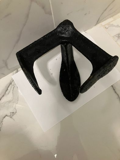 Vintage cast iron three legged Cobbler's Anvil