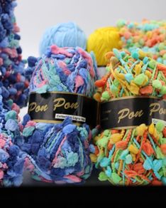 Pon Pon Clearance Yarn at 1 euro per ball