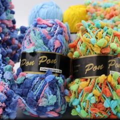 Pon Pon Clearance Yarn at 1 euro per ball