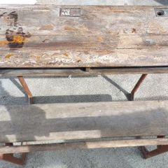 vintage school desk