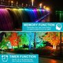 RGB Light Bar 42W Disco Lights Led Floodlight 3350LM with Remote Control RGB Lights for Bar Party Stage Garden BBQ Halloween Christmas Festival Decorative Lighting, 2 Pieces Image 7